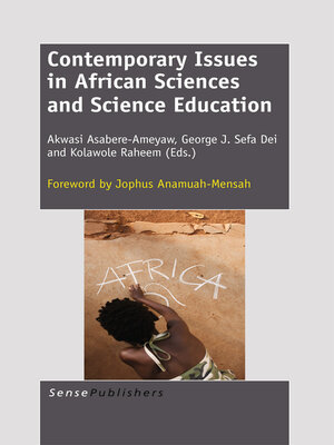 cover image of Contemporary Issues in African Sciences and Science Education